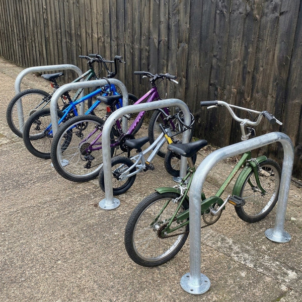 Junior Sheffield Cycle Stand – Galvanised Steel, 2-Bike Capacity