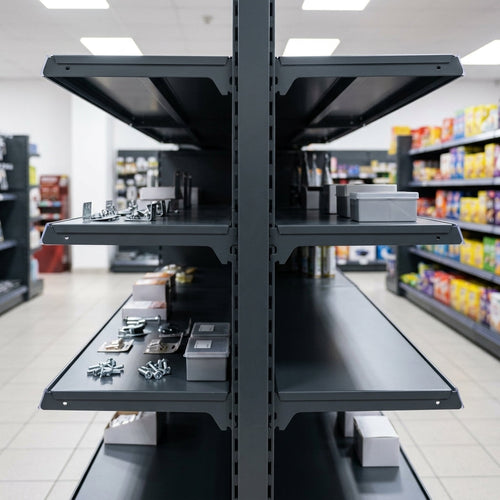 1.4m Double-Sided Gondola Bay with 370mm Base Shelf (view 2)
