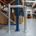 500mm Corner Column Protector Guard – Galvanised Steel