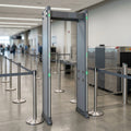 Waterproof walk-through metal detector, 33 zones, IP65 rated