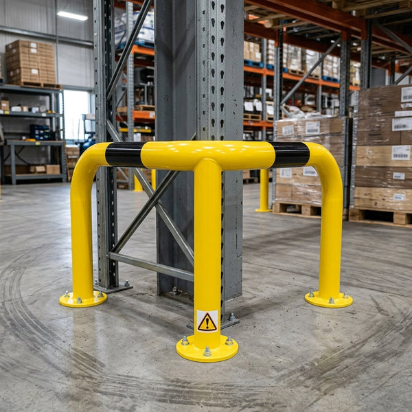 Corner Protection Guard – 500/800mm Steel Galvanised