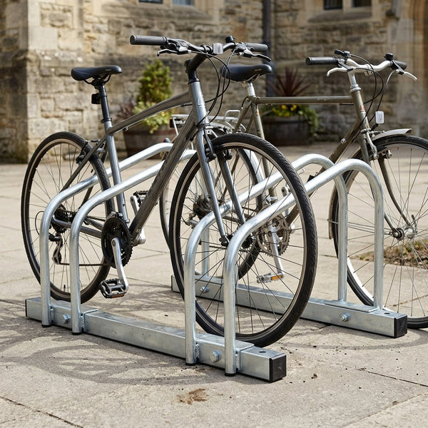 Galvanised Steel Bicycle Rack 2–5 Cycle Capacity