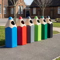 70L School Pencil Litter Bin - Durable Design