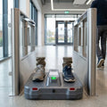 175mm platform shoe scanner metal detector with dual-zone detection