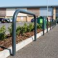 76mm Galvanised Steel Hoop Barrier 1000mm Above Ground