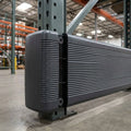 8" high-impact cart stop bump rail – polycarbonate