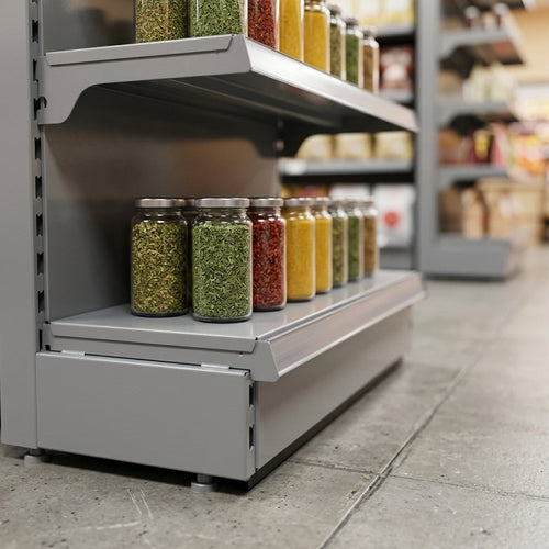 1.8m High Ladder Rack Promo Bay with 200mm Base Shelf (view 2)