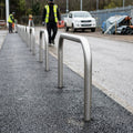 48mm Stainless Steel Perimeter Hoop Barrier – Concrete In