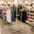 1460mm four-arm clothing rail, 1325mm span