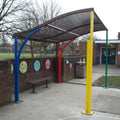 Parent Waiting Canopy with Wave Design – Multiple Fixing Options
