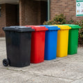 240 litre wheelie bin, polyethylene, EN840