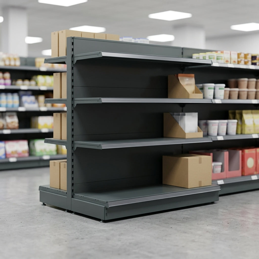 1.6m Double-Sided Gondola Bay | Adjustable Shelving | Multiple Widths (view 2)