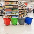 Rolling Shopping Basket 40L or 55L – Push Pull Trolley