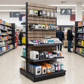 1.8m Wood Effect Gondola Display Bay | 370mm Base Shelf