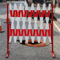 1000mm Heavy Duty Trellis Barrier with Reflective Strips