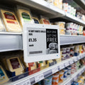 4.2" electronic shelf label, low-temperature freezer rated