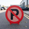 430mm floor sign – No Parking – slip-resistant vinyl