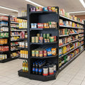 1.6m Corner Shelving Bay with 300mm Base & 250mm Upper Shelves