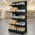 1.8m Wall Shelving Bay | 300mm Base & 250mm Upper Shelves
