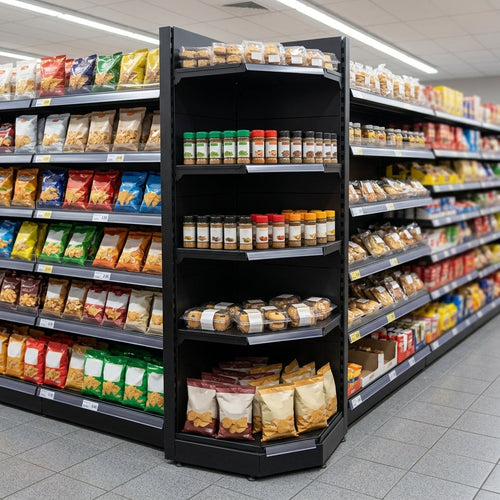 1.8m Corner Shelving Bay | 300mm Base | 250mm Upper Shelves