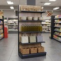 2.4m High Wood Effect Wall Bay Shelving 570mm Depth