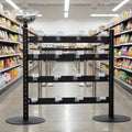Hook Bay Queue Merchandising System – Silver or Black