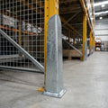 Galvanised mild steel corner protector post, 5mm