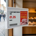 9.7" electronic paper digital shelf label ultra-low power