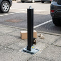 Square Toplok Padlockable Parking Post – Galvanised Steel