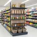 1.4m High × 370mm Wood Effect Wall Bay Shelving – Adjustable