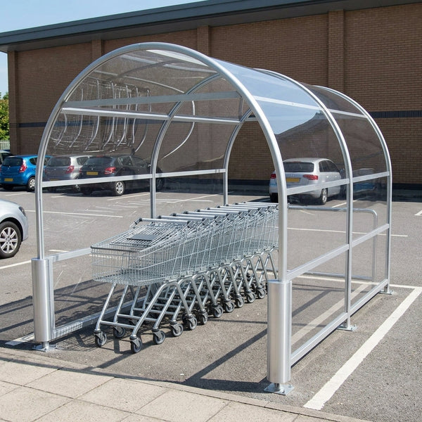 4013mm x 2200mm Shopping Trolley Shelter