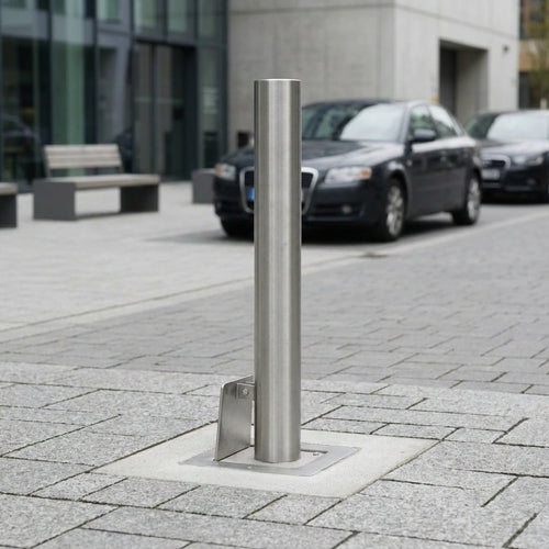 1000mm stainless steel removable bollard 304 grade