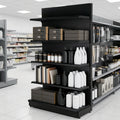 1.4m wall shelving bay 570mm base 470mm uppers adjustable