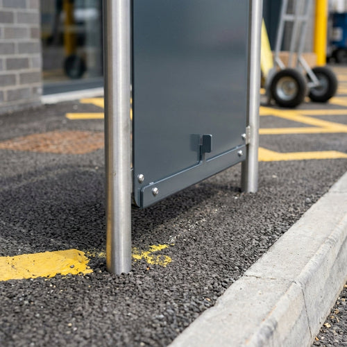 1100 × 800mm Door Guard Safety Barrier with Infill (view 2)