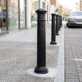 945mm Heritage Plastic Bollard Black Polyethylene