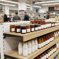 300mm Deep Wooden Shelf with Brackets – 665mm, 800mm or 1000mm