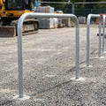 60mm galvanised steel hoop barrier, variable widths