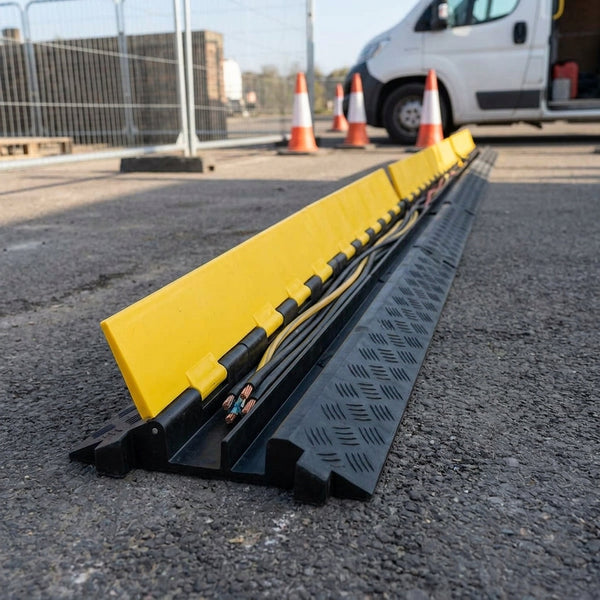1200mm cable hose protection ramp yellow/black