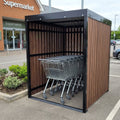 2000 x 1450 x 1900mm Commercial Wheelie Bin Storage Shelter