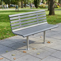 1200mm Outdoor Mild Steel Bench Seat – Galvanised