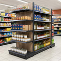 1.8m High Double-Sided Gondola Shelving Bay, 370mm Base