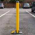 Fold Down Lockable Parking Post with Fire Brigade Access